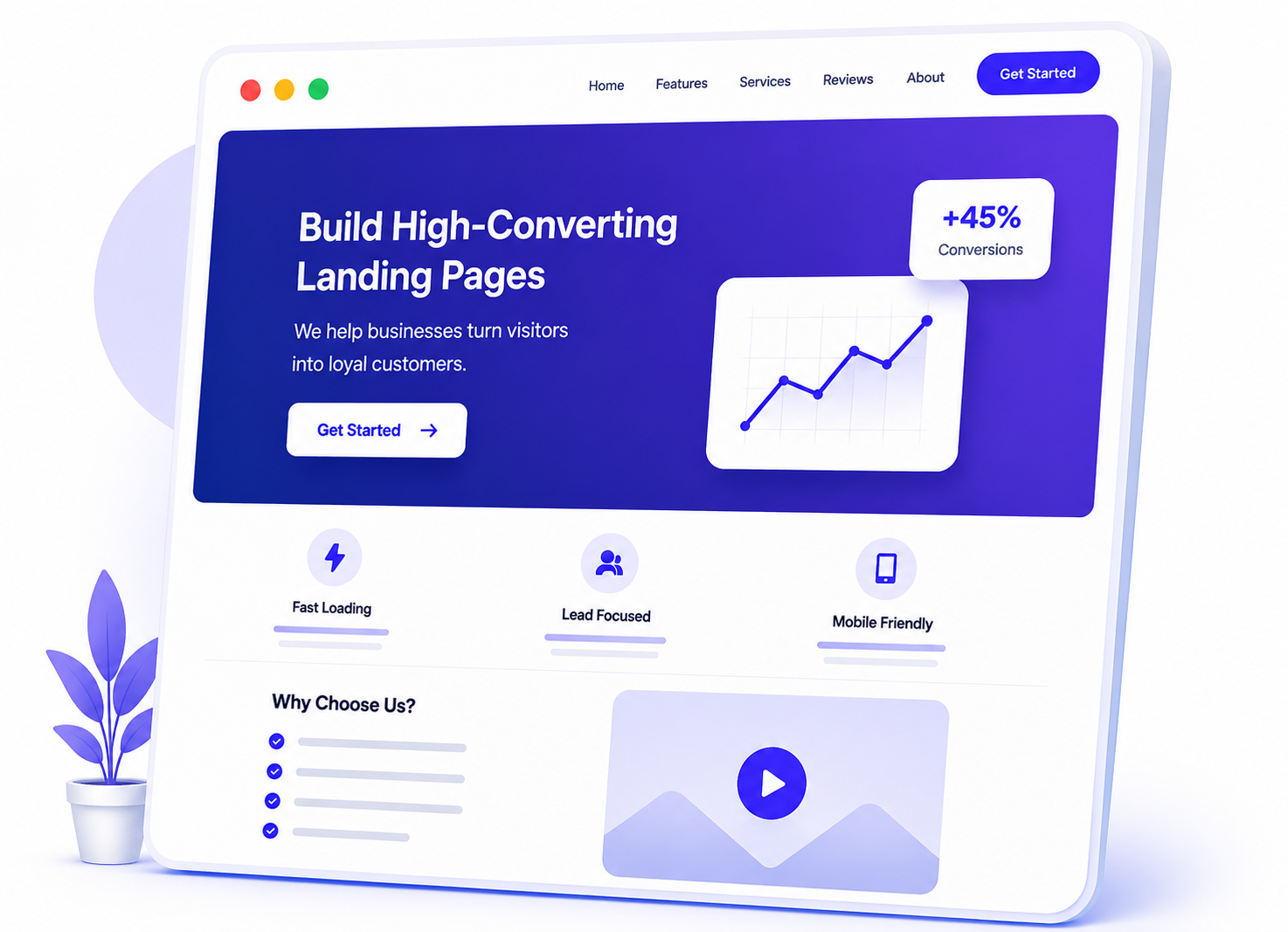Landing Page Design